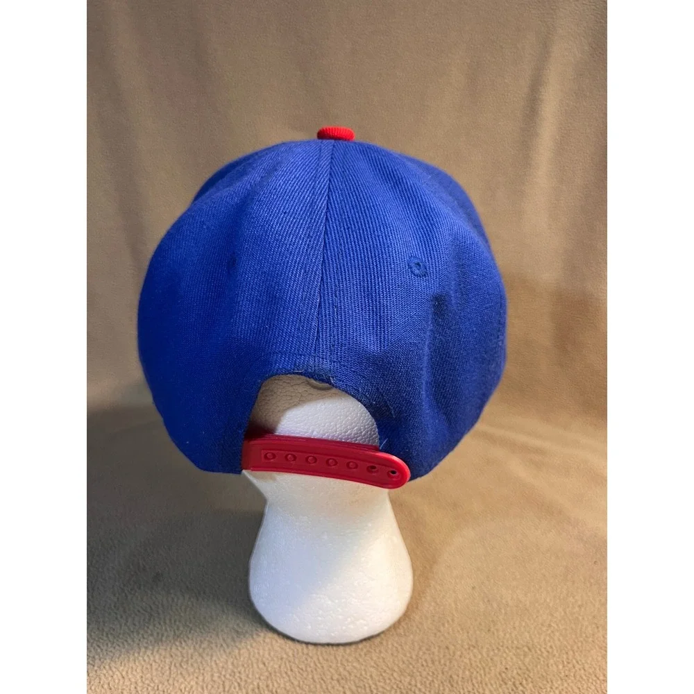 New Era Chicago Cubs 9FIFTY Snapback Hat Blue Red Walking Bear MLB Cap